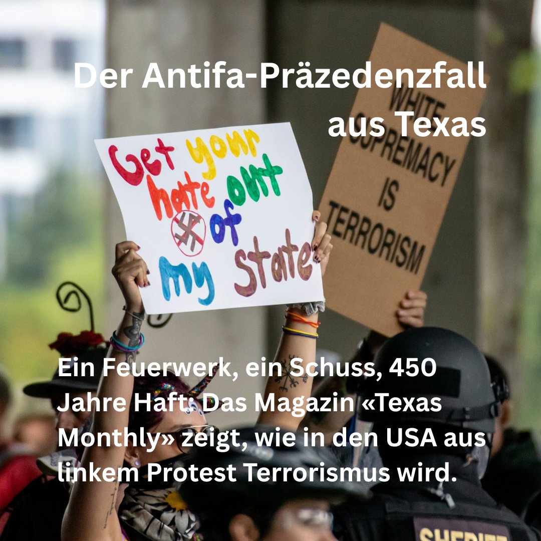 infosperber's tweet photo. 450 Jahre Haft für eine Protestaktion

Es nicht darum, ob ein Staat jahrzehntelange Haftstrafen an Menschen austeilen kann, die Feuerwerk gezündet oder Parolen gerufen haben oder gar nicht vor Ort waren, sondern im Kino sassen.

Jetzt lesen: https://t.co/zTQCQf5LJi https://t.co/pHnSBYv1Pj