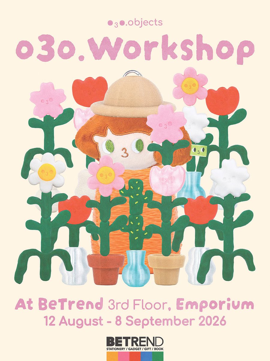 o3oobjects's tweet photo. ✨o3o Pop-up Workshop รอบนี้บุกEmporium แล้วน๊าาาา
ชาวสุขุมวิทและสายคราฟต์เตรียมพุ่งตัว! รอบนี้ยกความน่ารักแบบจัดเต็มมาให้ทุกคนได้มาลองเล่น DIY และสัมผัสสินค้าจริงกันที่โซน Be Showcase ✨ 

🎁มาพร้อมโปรโมชันพิเศษเหมือนเดิมม😜

📍Be Showcase, ชั้น 3, Emporium

#o3oobjects #โอทรีโอ https://t.co/2BM4nYp6sY