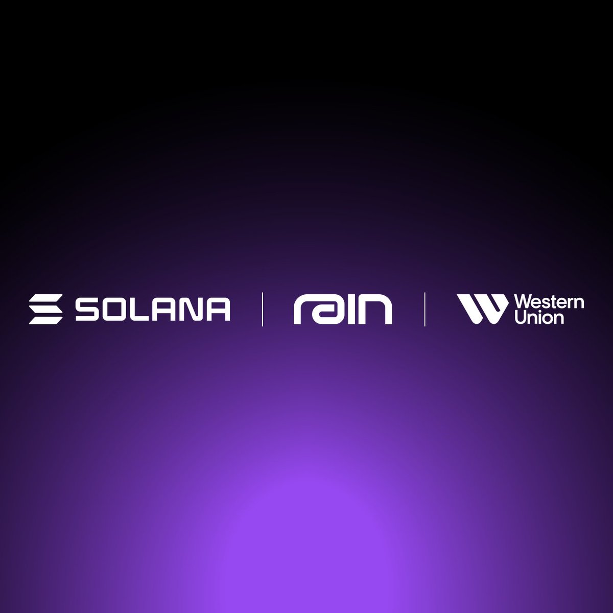 solana's tweet photo. BREAKING: Western Union's Stablecard is live.

Spend instantly anywhere Visa works, across 175M merchant locations in 37 markets at launch. 

The card runs on USDPT, @WesternUnion's own stablecoin issued onchain on Solana and powered by @raincards. https://t.co/01NajGWGPe