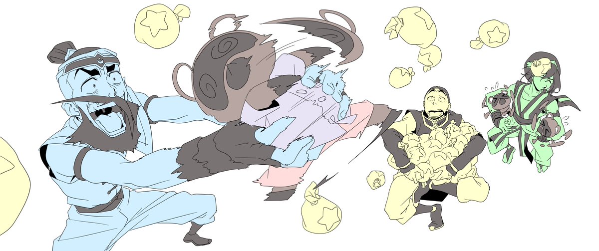 immachhoa's tweet photo. Round 4/5!
Forgot to draw Aangs airball 😅 https://t.co/k77oFwaAOe