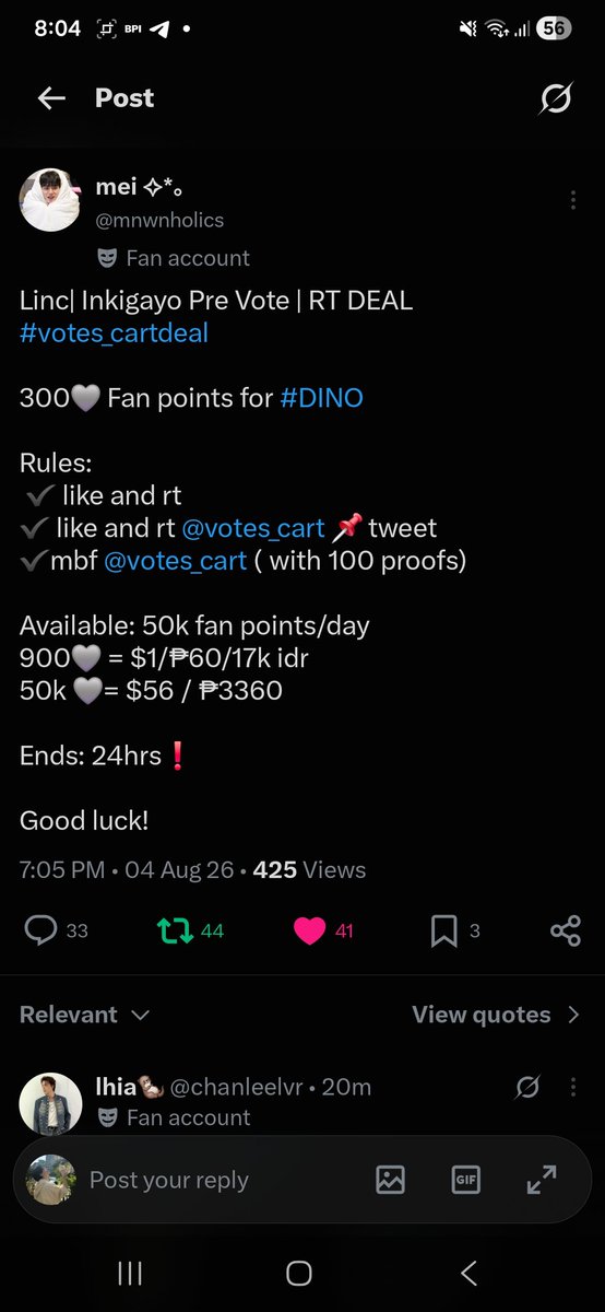 kimchigimbapp's tweet photo. @mnwnholics @votes_cart #DINO #PICHEOLIN https://t.co/j8HZp7onT6