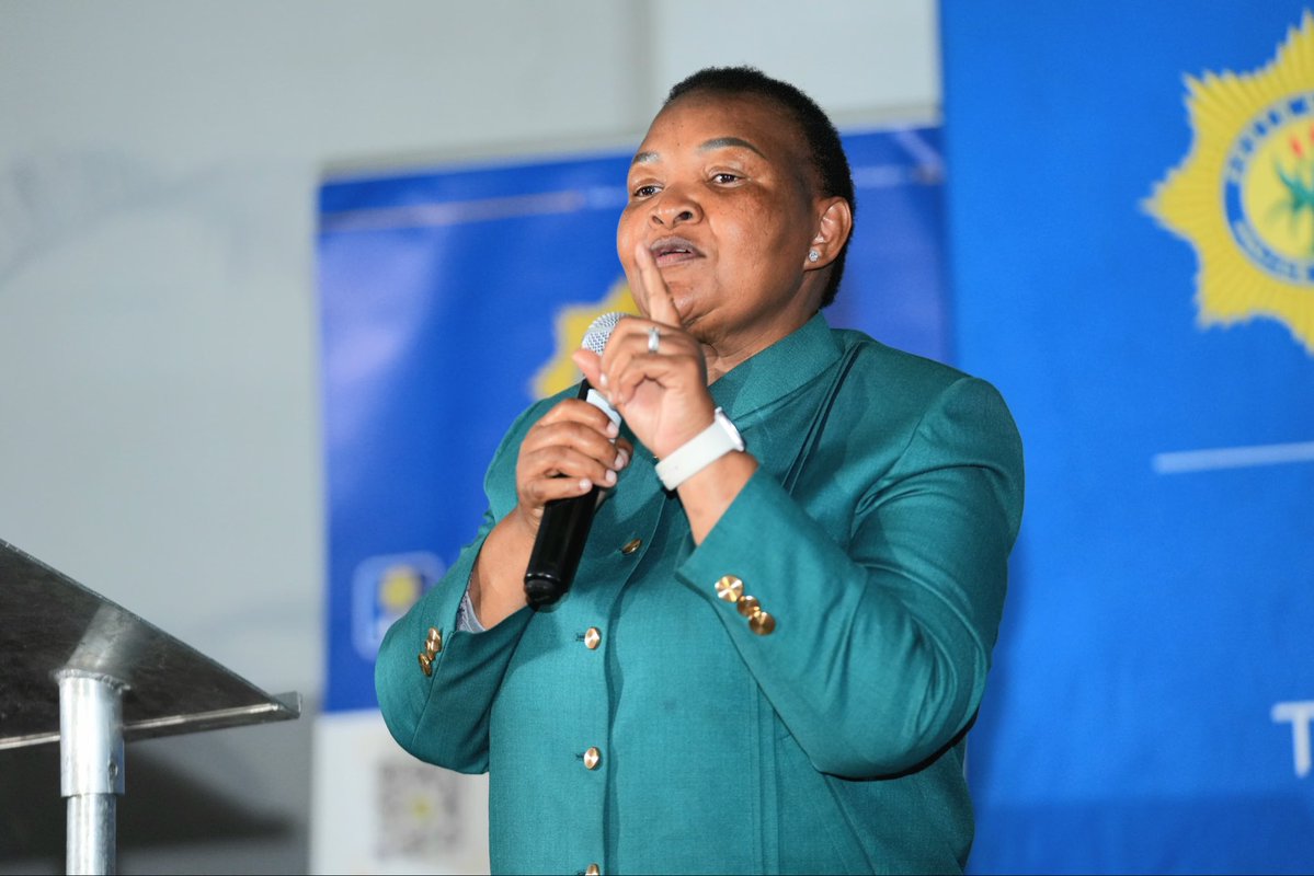 SAPoliceService's tweet photo. #sapsGP [MINISTERIAL GENDER-BASED VIOLENCE AND FEMICIDE CRIME PREVENTION COMMUNITY ENGAGEMENT IN IVORY PARK, JOHANNESBURG]

The Deputy Minister of Police Dr Polly Boshielo delivered the keynote address and said “Today marks the fourth day of Women’s Month, a vital and significant time in the South African calendar. This month is dedicated to honoring and celebrating the remarkable strength, resilience, and achievements of women across our communities. It is a time to reflect on the immense power that women possess and the vital roles they play in shaping our societies. However, it is also a month that carries a heavy burden, as it reminds us of the dark realities that many women face. The month of August serves as a stark reminder of the violence and abuse that women endure, often at the hands ofoooooooooo those they love and trust the most. Gender-based violence and femicide remain rampant issues that continue tonplague our communities, creating an environment of fear and insecurity. This is a situation that we cannot and must not allow to persist. The alarming rates of violence against women, children and the vulnerable are unacceptable, and it is our collective responsibility to confront and dismantle the systems that enable such atrocities.”

Deputy Minister Boshielo urged community members to open cases of statutory rape for children who were raped after the amendment of the The Basic Education Laws Amendment (BELA) Act is a South African law that updates the South African Schools Act of 1996.

#AwarenessCampaign #PoliceVisibility #CommunityPolicing #PartnershipPolicing #EndGBVF #SaferCommunities #SAPS ST