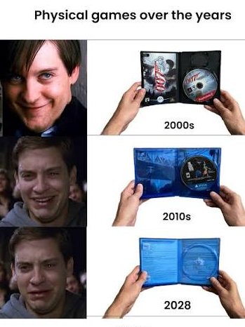 JustinQuest_'s tweet photo. @PlayStation How about keep giving people physical games beyond 2028? https://t.co/cBWlY8DnSk