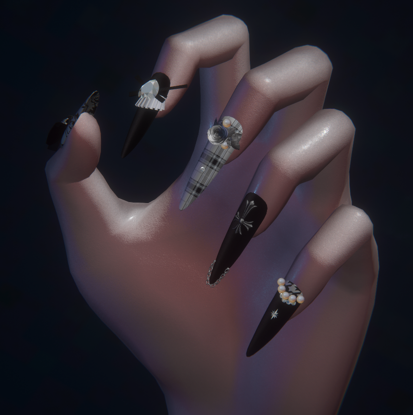 ayy_3D's tweet photo. 制作中の新作ネイル💅

Coming soon...

#VRChat #booth_pm https://t.co/ZRmc9sDHs2