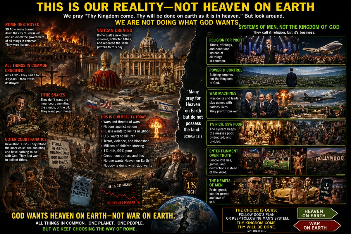 1993FreedomAct's tweet photo. #HeavensJugdments🔥#HotterThanHell🔥
#EternalBaptism Of🔥#BurningOnes🔥
#AnointedByFlamesOf🔥#BurningBush🔥
#VineyardOf♻️#ALLThingsInCommon⚖️NOT
#EarToHear🤑What🤑Tithes🤑CanDo4U
#NothingBut #Tithe🐍=♻️⚖️#FAKE
#OuterCourtFanatics=Rv11:2=#GoToHell
#NeverWillURepentLoveOf🤑+🕴️♀️In☁️ https://t.co/lPxXKL6rzF