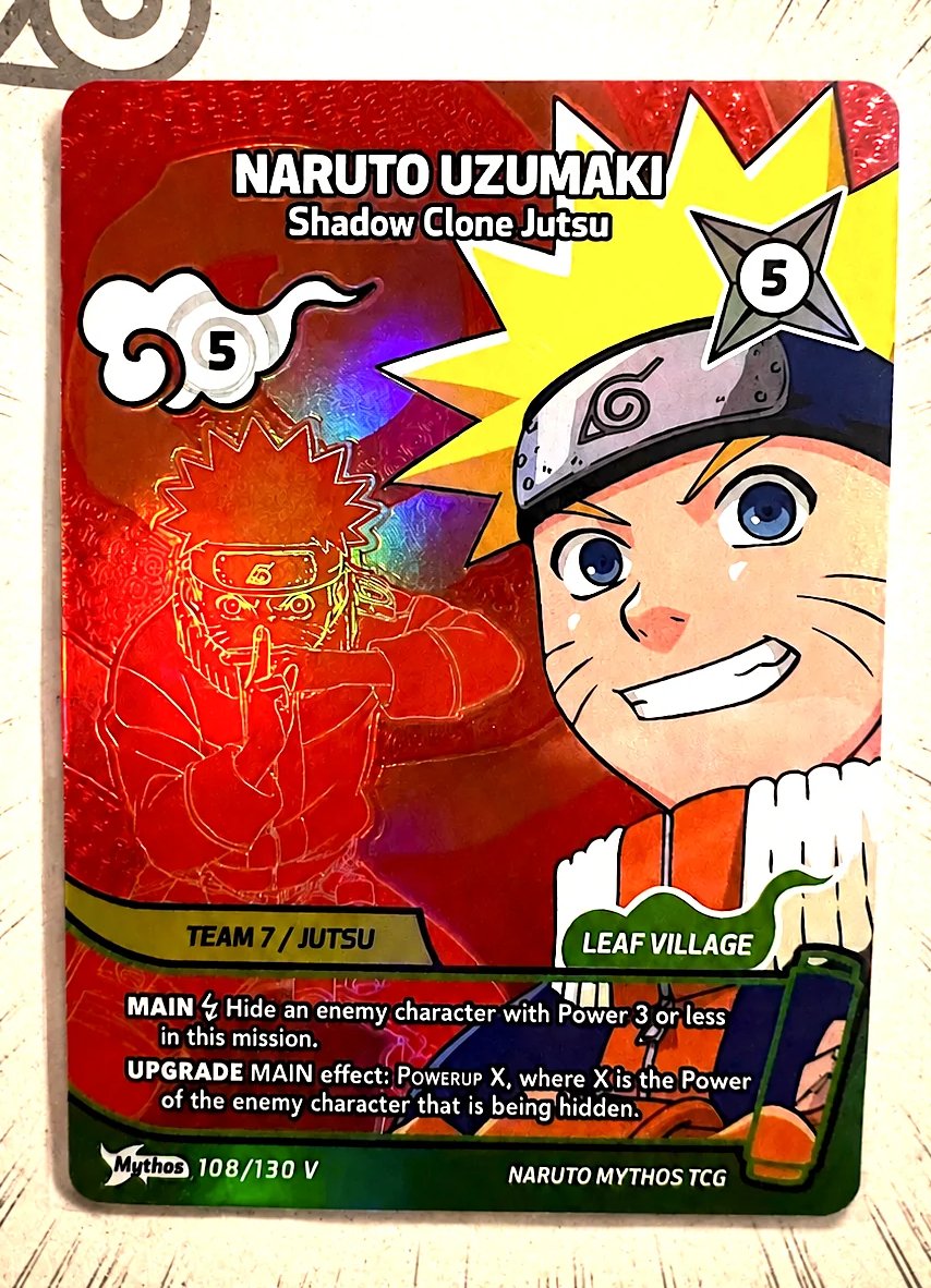 🔴【販売開始】ナルトカード🍃 【海外限定】ナルト 影分身の術