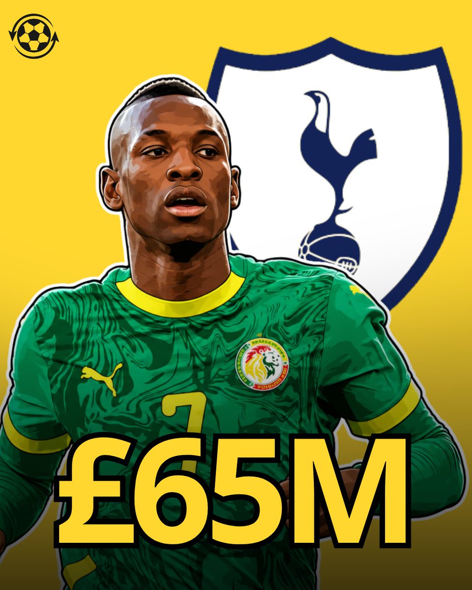 DeadlineDayLive's tweet photo. 🚨 Tottenham are showing interest in Chelsea striker Nicolas Jackson. 👀

Roberto De Zerbi wants to add up to three more attacking signings before the window closes, with Jackson among the names under consideration. 

Chelsea value the Senegal international at around £65M, although Spurs have not made a formal approach.

(Source: @MailSport)