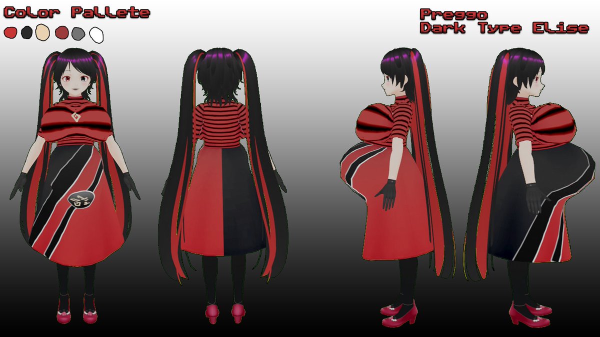 TJuju124's tweet photo. May i show you my preggo gender correct dark type elise. The prankster of unnova.. But to hide with a belly like that surely will be hard to surpise people on the street.
#preggoElise #projectElisemon #pokemon #pregogEliseart #vtuber #transgirl #voretuber #pregtuber #preggo https://t.co/3otPCPK1AV