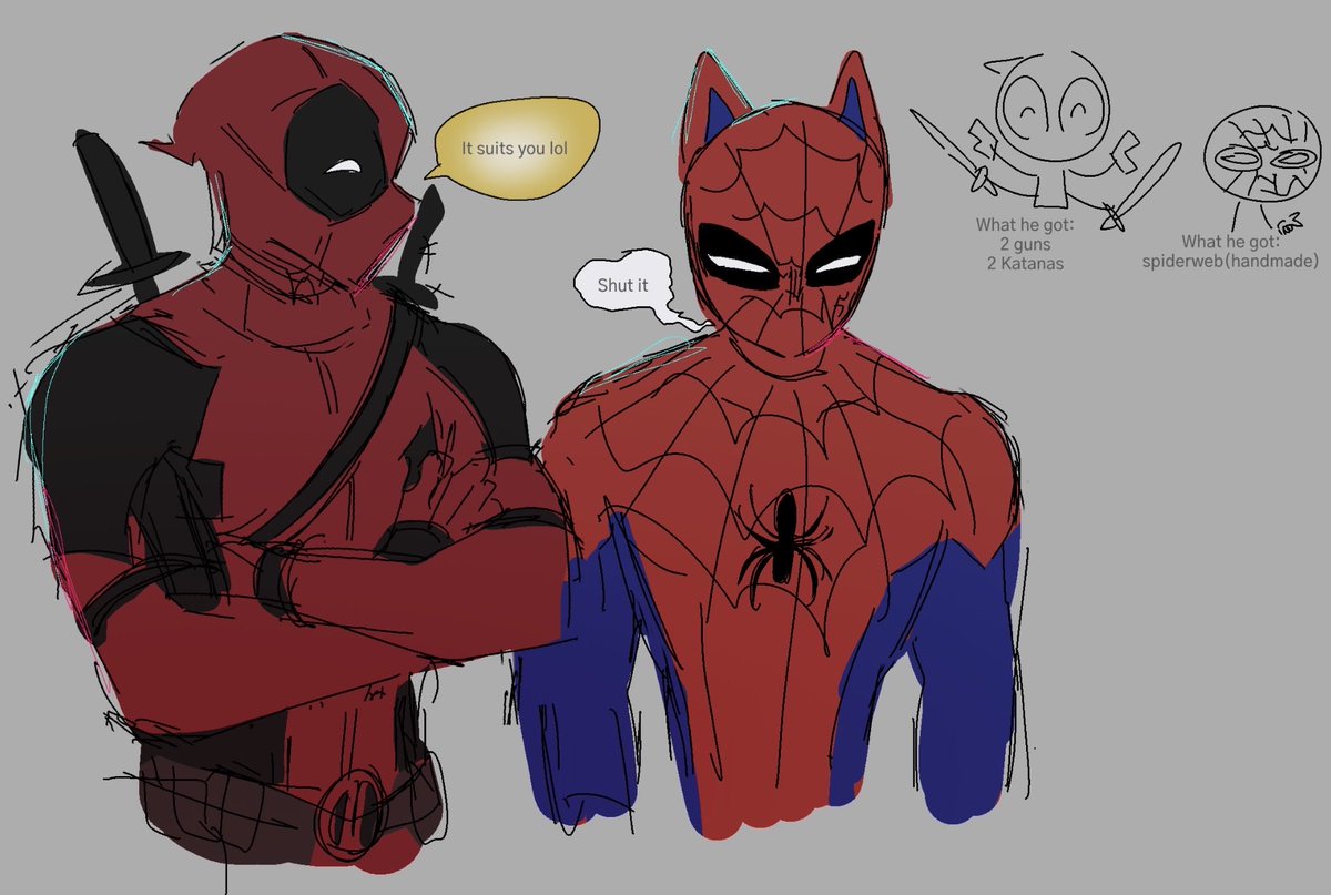 subarachnoid666's tweet photo. #spideypool https://t.co/zPdtTLNpD6