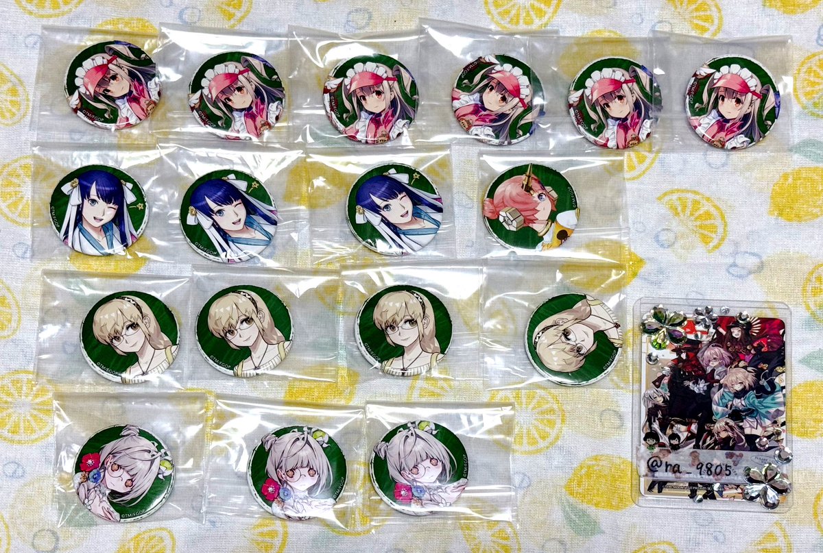 ra_9805's tweet photo. 【交換┆譲渡】
FGO フェス 霊基召喚缶バッジ Fes.2026缶バッジ 

譲: 画像1～3

求: 徐福、斎藤一(異種※缶バッジ)＞ネモ、ネロ、ゴッホマイナー、メイヴ
又は定価＋送料

※初回ツイフィ必読
※郵送取引
※1部お声掛け中のキャラ有ります
※詳細は画像4をご確認ください

よろしくお願いいたします🌸 https://t.co/LZyZFPjdZa