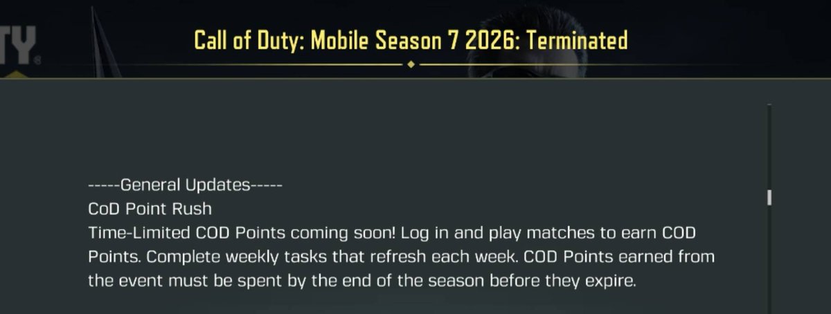 dumlootgoblin's tweet photo. LCP missions for global - glad they are mostly login based =3

#codm https://t.co/4BfoenRjln