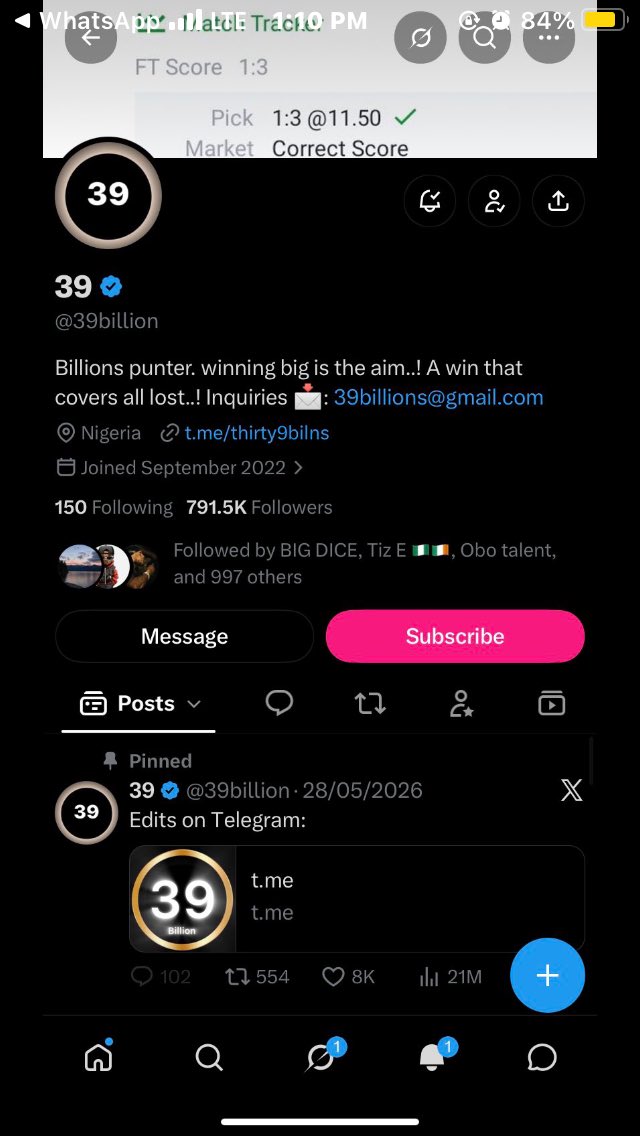 SuleMarvelous2's tweet photo. @Socrates_Speak @Basketballpunt3 @ItsBpuntAgain @Obongbillion @FreshBossTips Opay 
9037228046
Thank you my boss https://t.co/jK28XjFwQY