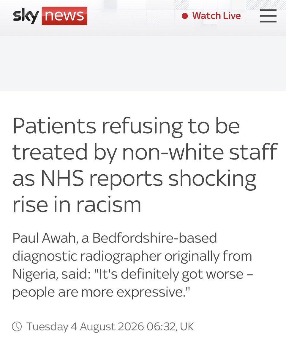 parthaskar's tweet photo. Let’s do a reminder- again

The #NHS ergo @NHSEngland @NHSE_WTE made the conscious decision to disband the team specifically created to tackle #Racism in the workforce in 2023 

And depended on hope & vibes to tackle this issue.

Here we are in 2026.

While the @NHS_RHO stays true to its name

And observes. 

No idea why people indulge in the facade of “it’s a serious problem we must tackle”

Just say it isn’t a priority 

Better to be honest 

@DHSCgovuk @YvetteCooperMP @andyburnham