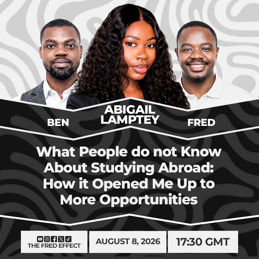 MrPhr3d's tweet photo. Did you know there’s so much more to studying abroad than just getting a degree?
Join us live today to explore the unwritten benefits of an international education and how to maximize every opportunity!
See you at 5:30 PM GMT!
#TheFredEffect #StudyAbroad #SaturdayPodcast #Scholarships