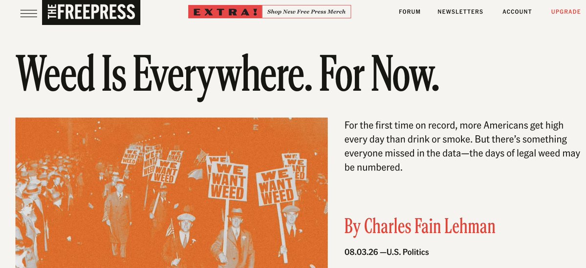 CharlesFLehman's tweet photo. I'm in @TheFP this morning on the ways in which pot is more like cigarettes than like alcohol, and what that augurs for weed's political future.

https://t.co/e9Y130o8GO https://t.co/s6m8XCpZQQ