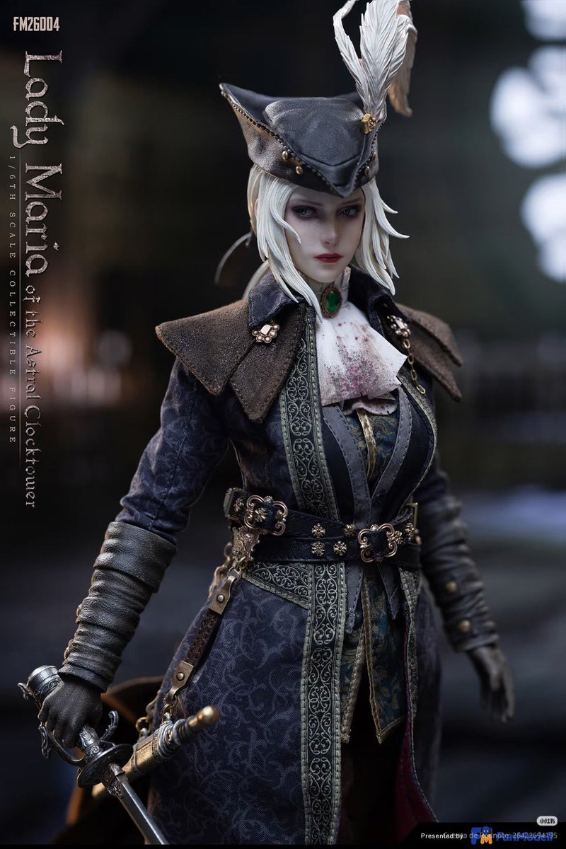 AkadoHimself's tweet photo. Bloodborne FunModell Lady Maria 1/6 https://t.co/M7cnbamjW7