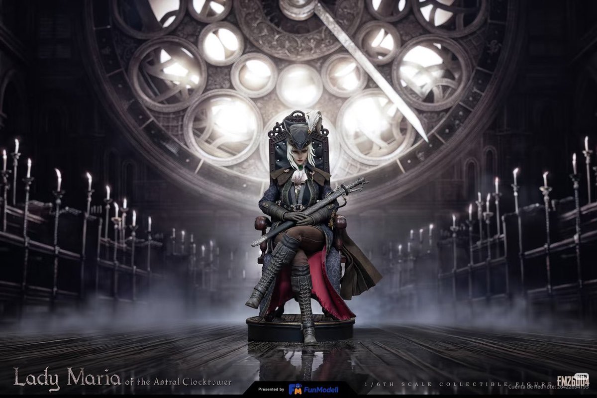 AkadoHimself's tweet photo. Bloodborne FunModell Lady Maria 1/6 https://t.co/M7cnbamjW7