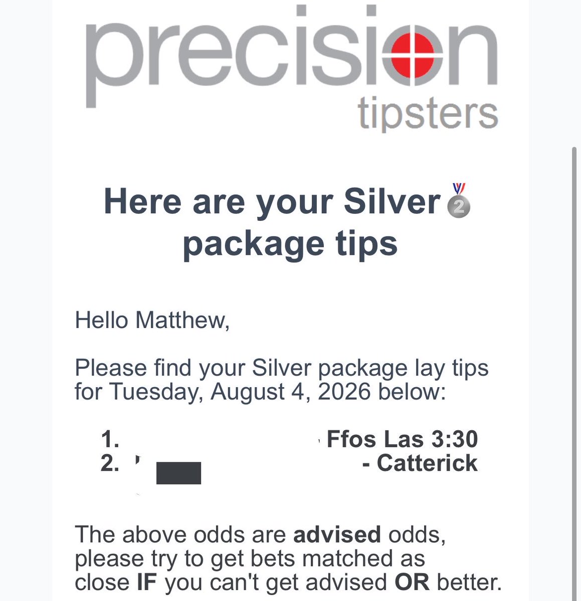 Precisiontips1 tweet picture