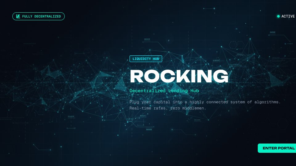 RockingProtocol's tweet photo. What should lending feel like?

Fast ⚡
Clear 👀
Useful 🛠️
Onchain 🟢
That’s the standard Rocking is building toward on Robinhood Chain.
Drop a 🪨 if you’re ready.
#Rocking #DeFiLending #Robinhood #Crypto https://t.co/3ww1RCXZ3K
