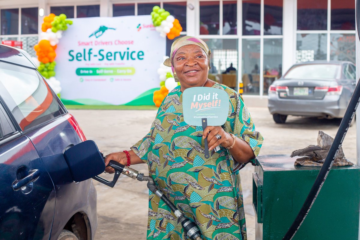 Jameelah_umar's tweet photo. Sunbeth Energies has opened the door to a new era of fueling in Nigeria, starting from Ogba... #FirstSelfServiceStation https://t.co/knX9UcGOhV