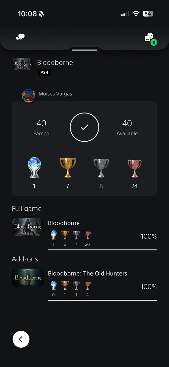 mossydog_'s tweet photo. Finished Bloodborne for the first time. First ever Fromsoft game I played back in high school and gave up at Father Gascoigne. By NG+ 2 I could beat him in less than 2 mins. So proud of myself 🥹 https://t.co/EozOnnPDoq