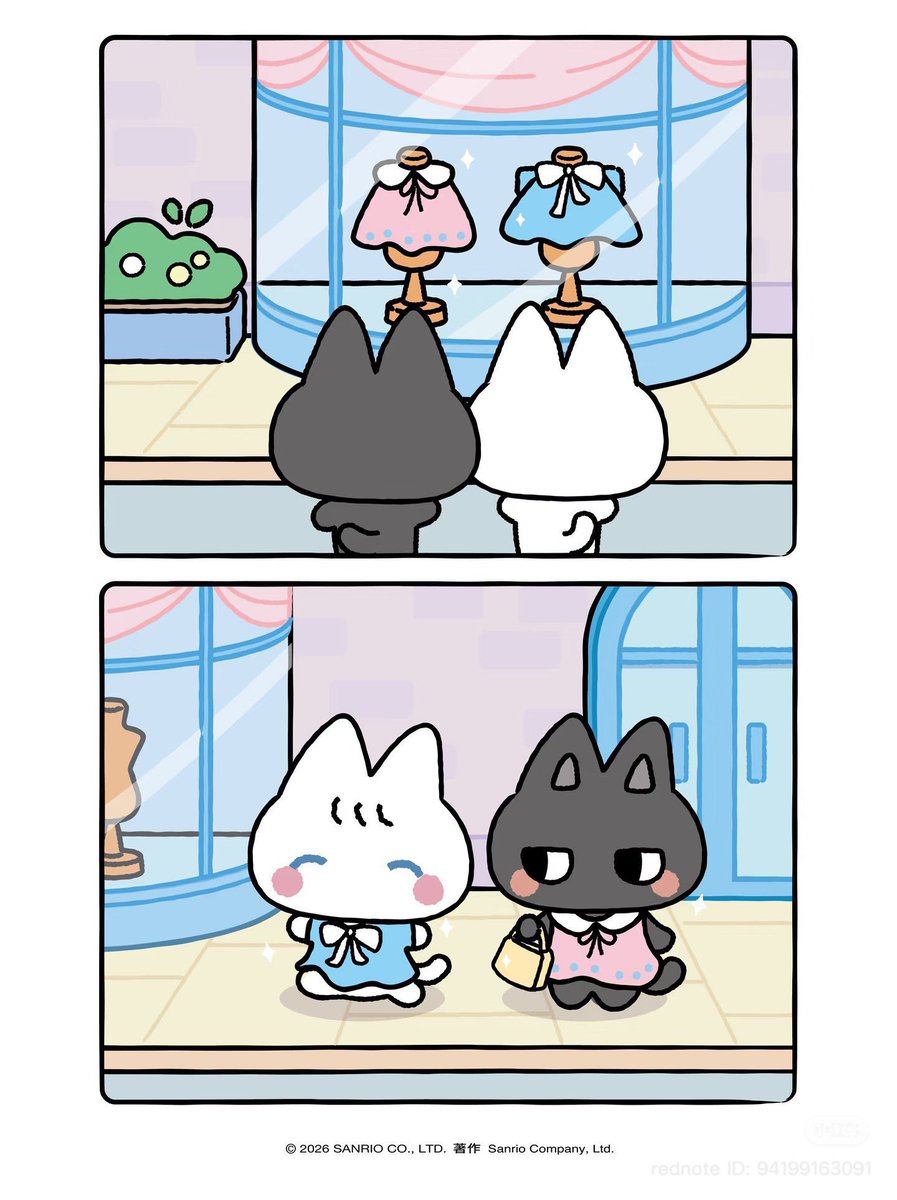 sunlightshb's tweet photo. the new sanrio characters .. they tietie… and thEY EVEN WEAR PINK AND BLUE 🥺🥺🥺 https://t.co/rEsw8ELqGm