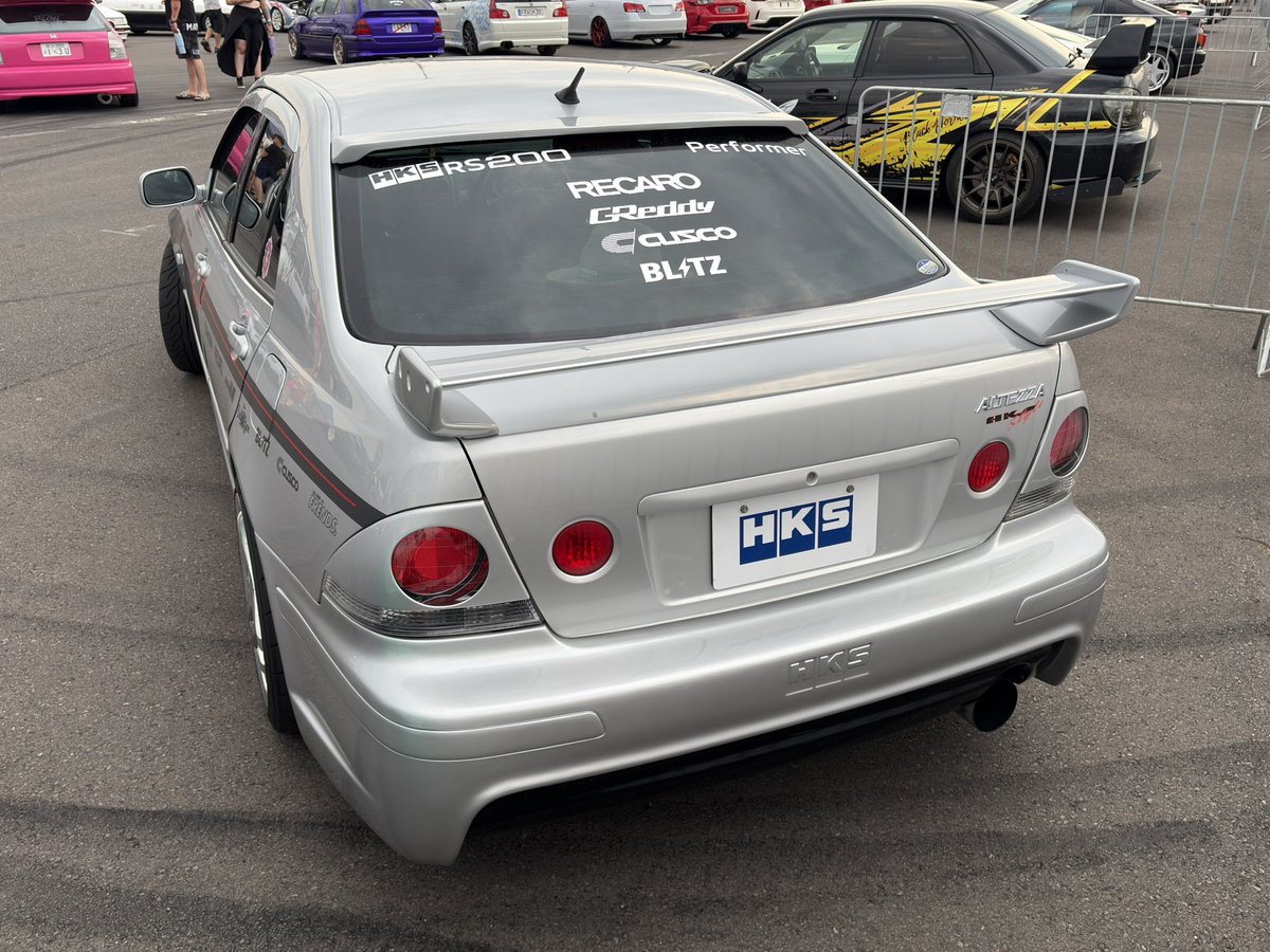 SuperJanico's tweet photo. forgot to post this altezza with the HKS kit https://t.co/UfUHPYqbLt