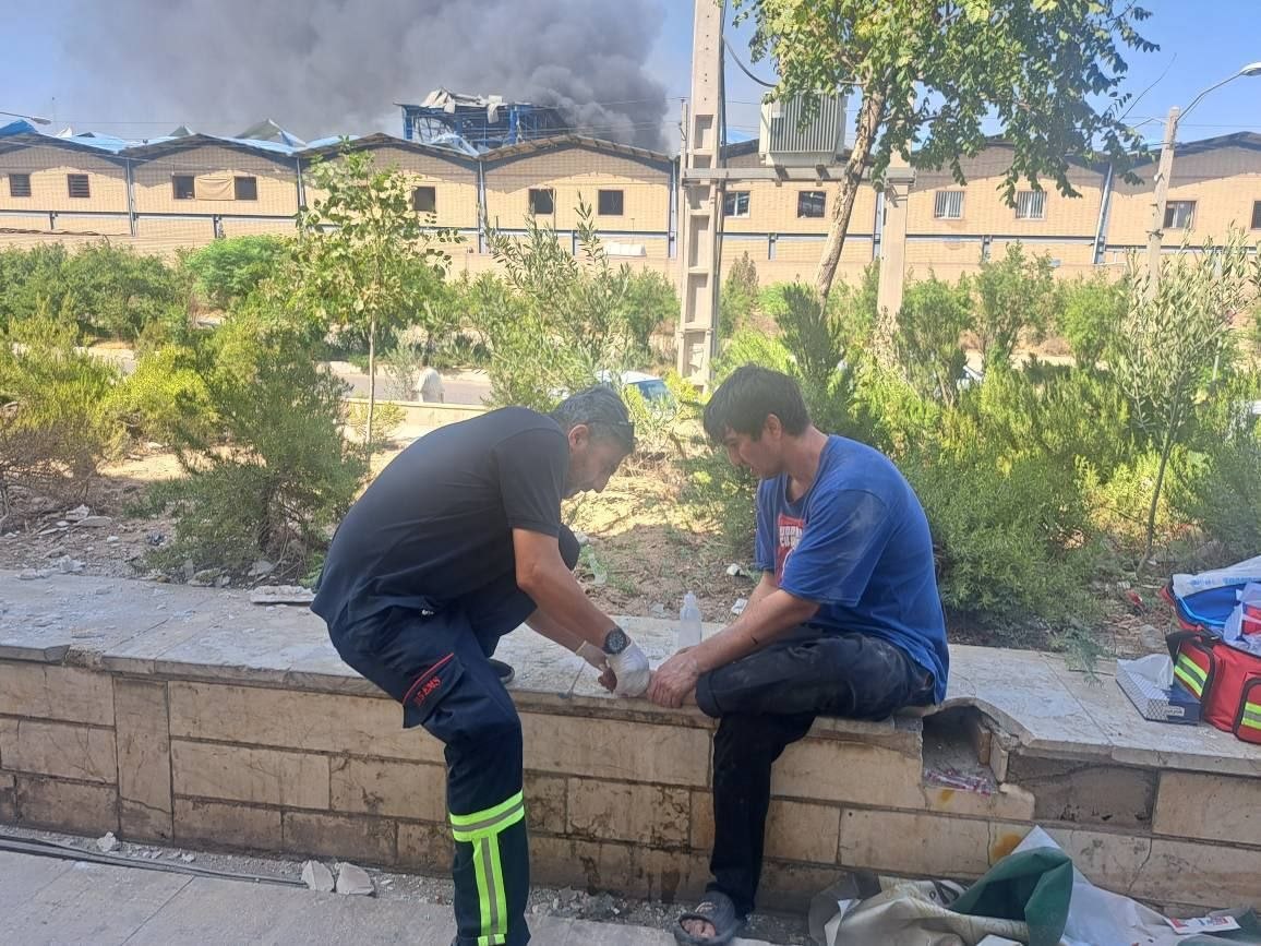 PresstvExtra's tweet photo. 🔴 18 people were injured following the explosion at Iran’s Shamsabad Industrial Estate, Rey County.

Follow: https://t.co/RuQCIFWYoj https://t.co/lQWJj3N1RW