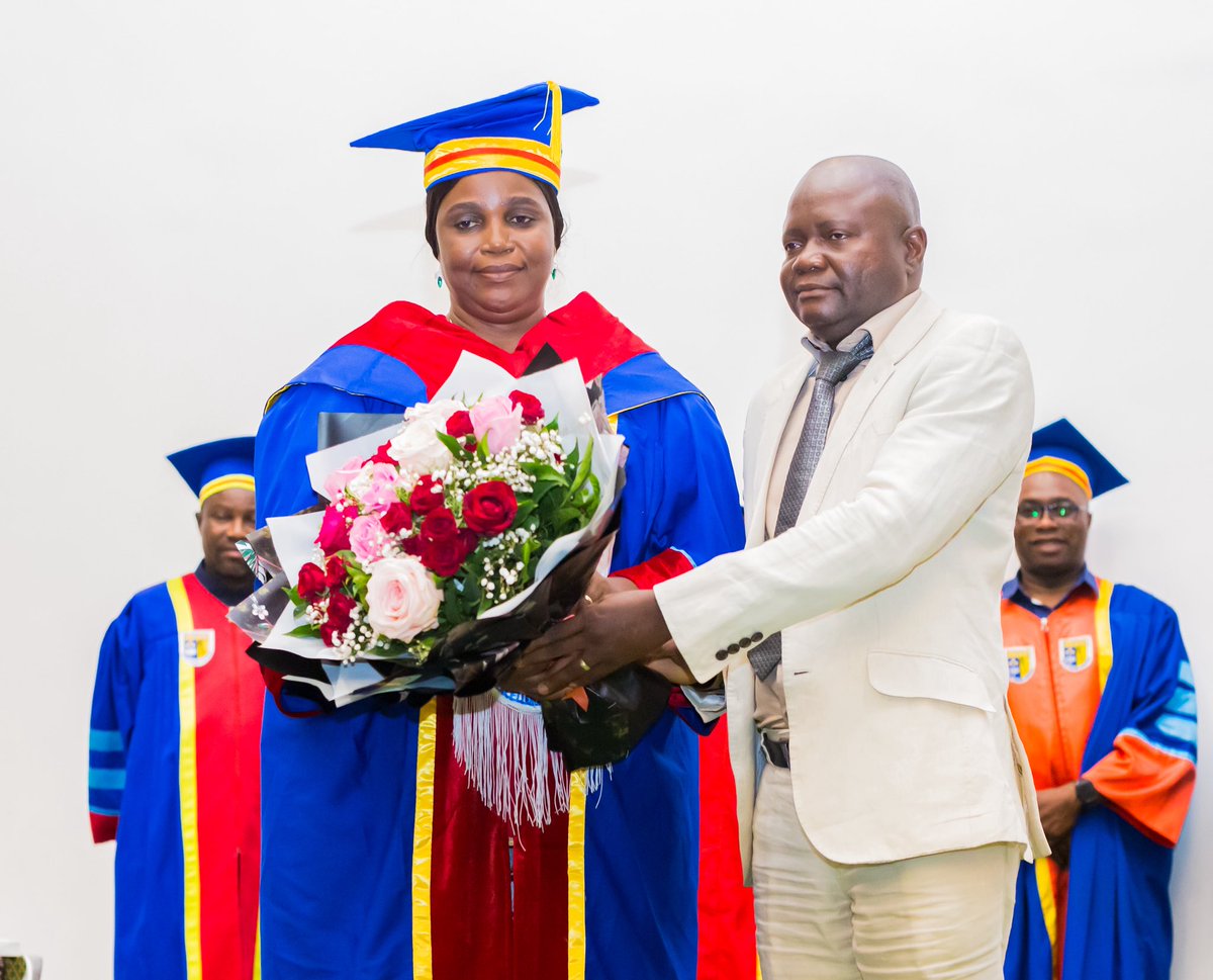 RectoratUp1793's tweet photo. Félicitations à Mme Merando Nankwaya Afukini, qui a brillamment soutenu sa thèse de doctorat ce 31 juillet 2026 à l'UPN sur le leadership féminin dans le secteur informel en RDC.
Il sied de signaler que la candidate a obtenu le grade de Docteure avec la mention Grande Distinction https://t.co/PJeban3K2l