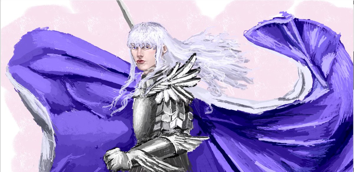 sobiartt's tweet photo. #griffith #berserk #guts #griffguts
I'm trying to get used to the old screen, so I couldn't fully capture Griffith's beauty😫 https://t.co/LsWEZbDwj5