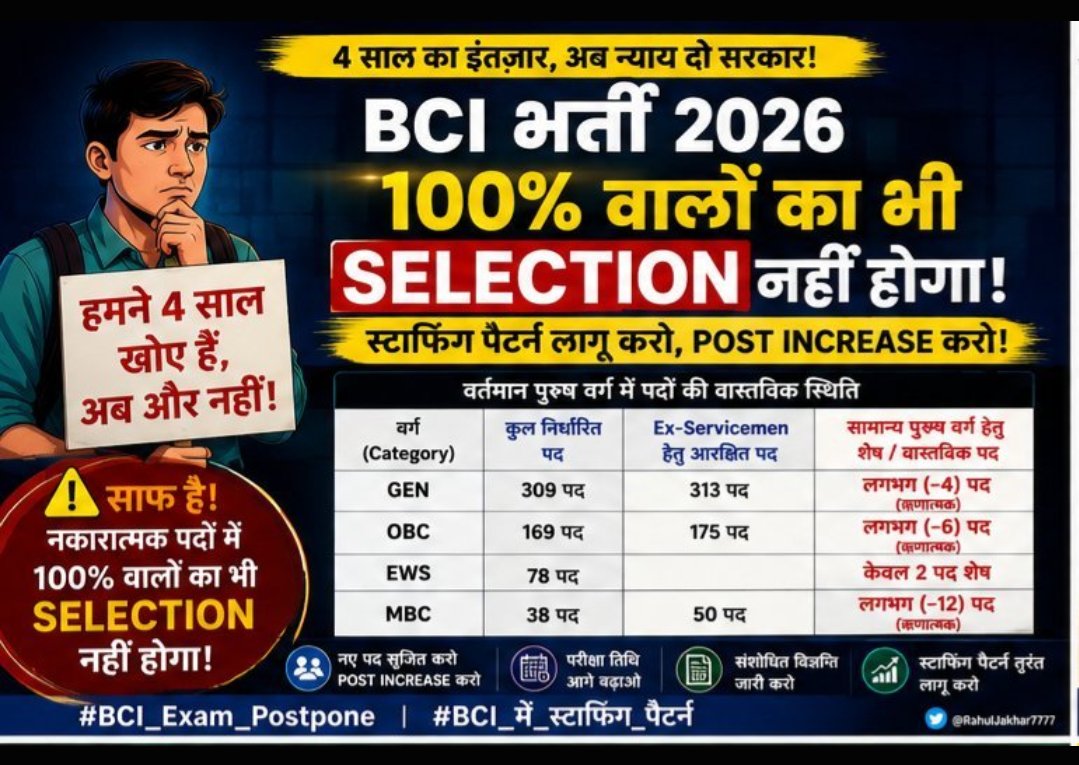 krishanver36432's tweet photo. हम कंप्युटर अनुदेशक के अभ्यर्थी @alokrajRSSB से हाथ जोड़कर निवेदन करते हैं Please हमारी पीड़ा और हमारे दर्द को समझिए और आगामी पद बढ़ने तक bci भर्ती का exam postpone कीजिए, हम आपके हाथ जोड़ प्रार्थना करते हैं अपनी जिद्द छोड़िये

#bci_भर्ती_में_न्याय_दो

@madandilawar https://t.co/oKr92koi1l