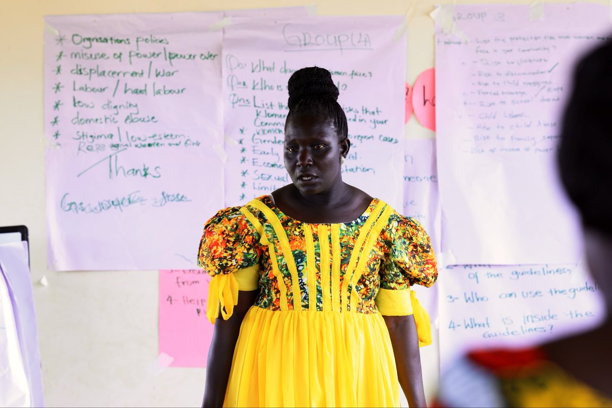 actionaiduganda's tweet photo. Group 4 discussed gender-based violence, economic exploitation, sexual abuse, harmful cultural norms, limited access to justice and resource ownership, and religious barriers that continue to undermine the safety of women and girls. #CommunityProtection https://t.co/gwvYjUB9SZ