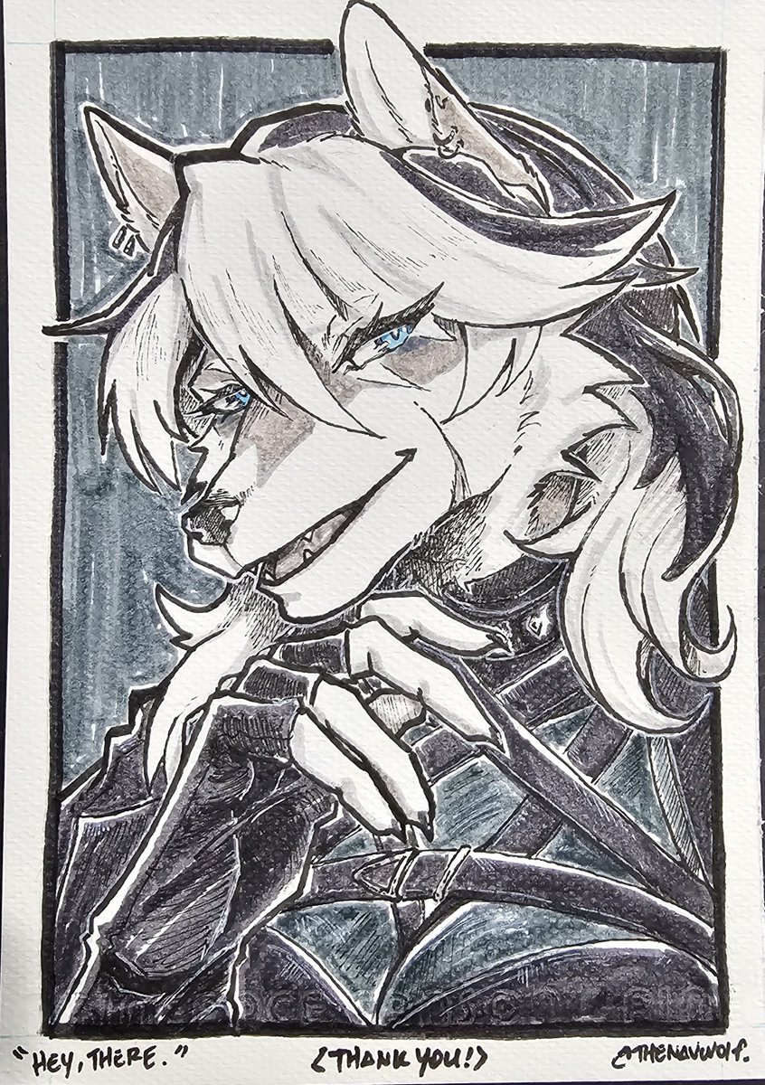 TheNavWolf's tweet photo. All inking commissions from TACRA Furmarket are all completed and have been delivered to their owners!
Thank you @iCatBoyZ for your support and let me be part of your surprise plan.XD
see you later!! 🙌✨
#tacra #commissionTH #inkingart #traditionalart https://t.co/GuApRa8qrq