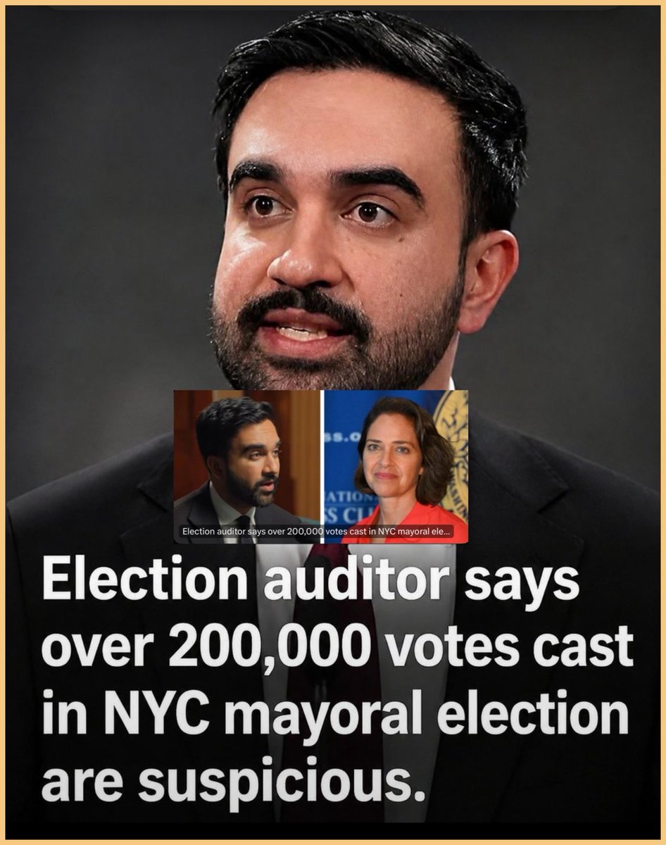gaye_gallops's tweet photo. NAUGHTY♦️NAUGHTY ♦️NAUGHTY 

OVER 200,000 “SUSPICIOUS VOTES”
found by auditor 

OOPS: Marly Hornik released report,
“The problem we uncovered is that the 
NYC and NY State Board of Elections have
NO IDEA if Mamdani won the mayoral 
election either!” WHAT!

BUMP UP INVESTIGATIONS https://t.co/KSe9qWlBXl