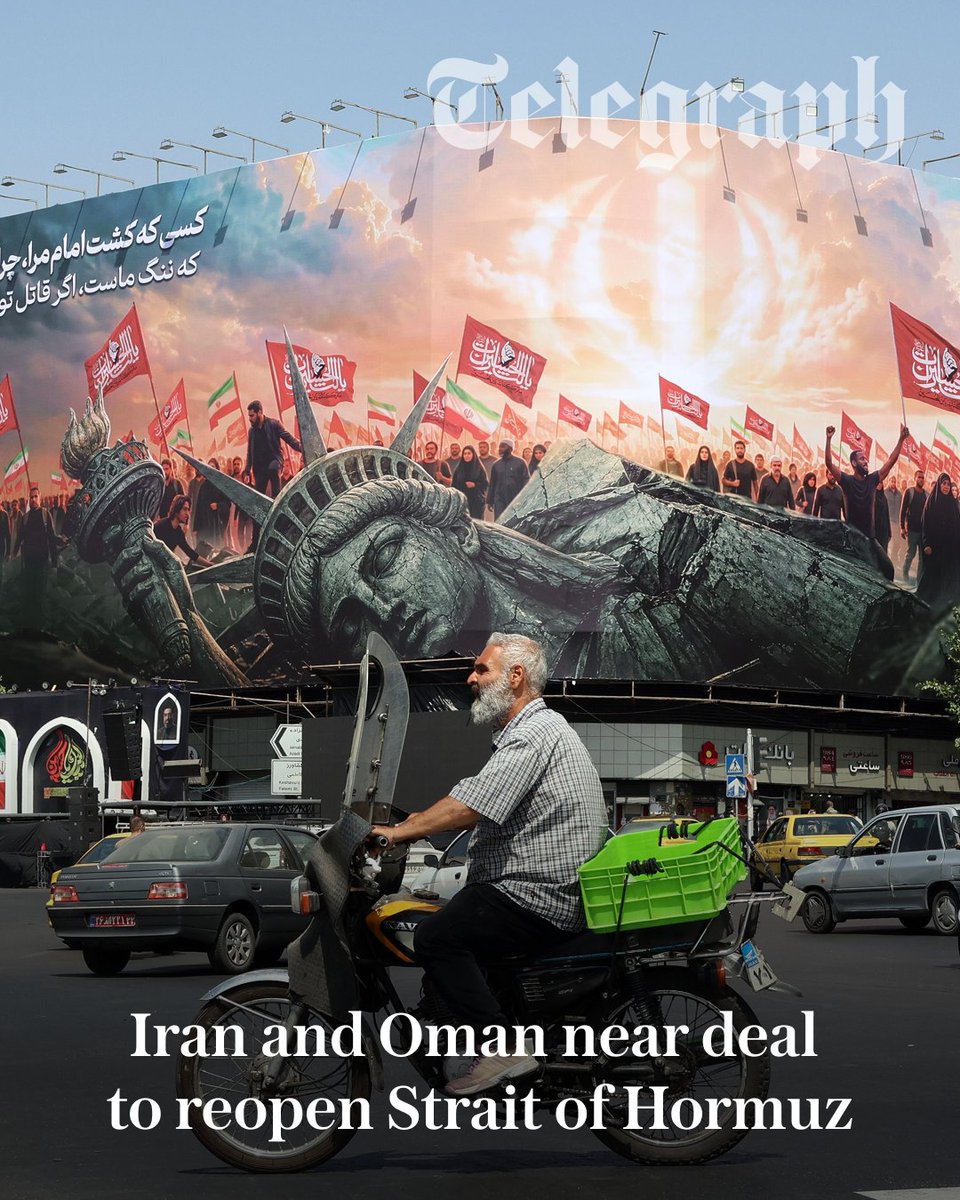 RT by @mikenov: RT by @mikenov: Iran and Oman are finalising a deal to reopen shipping traffic in the Strait of Hormuz that could give Tehran total control over the waterway, Iranian and US officials have said. 🔗: