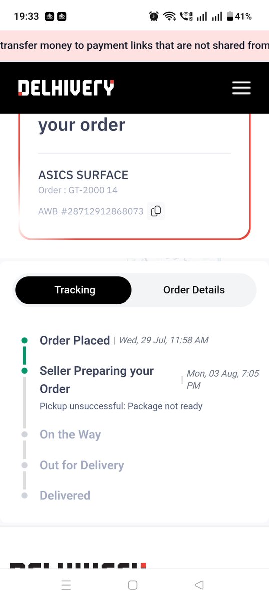 ramu15391's tweet photo. Hi 
@ASICS_India  I am writing formally to escalate my order delay issue.
My order details are:
Order number: 001373413
Product: ASICS GT 2000 14
Order date: 28 July 2026.

It's been one week and order has not been picked up, no proper response through email or calls yet. https://t.co/nzTxpBlSHc