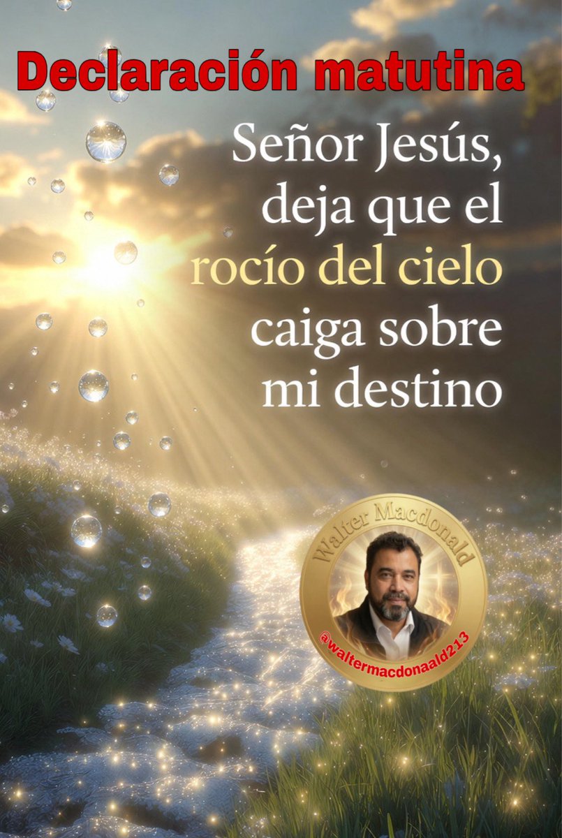 MacdonalWalter's tweet photo. Declaración matutina https://t.co/sTNCBAvdbY