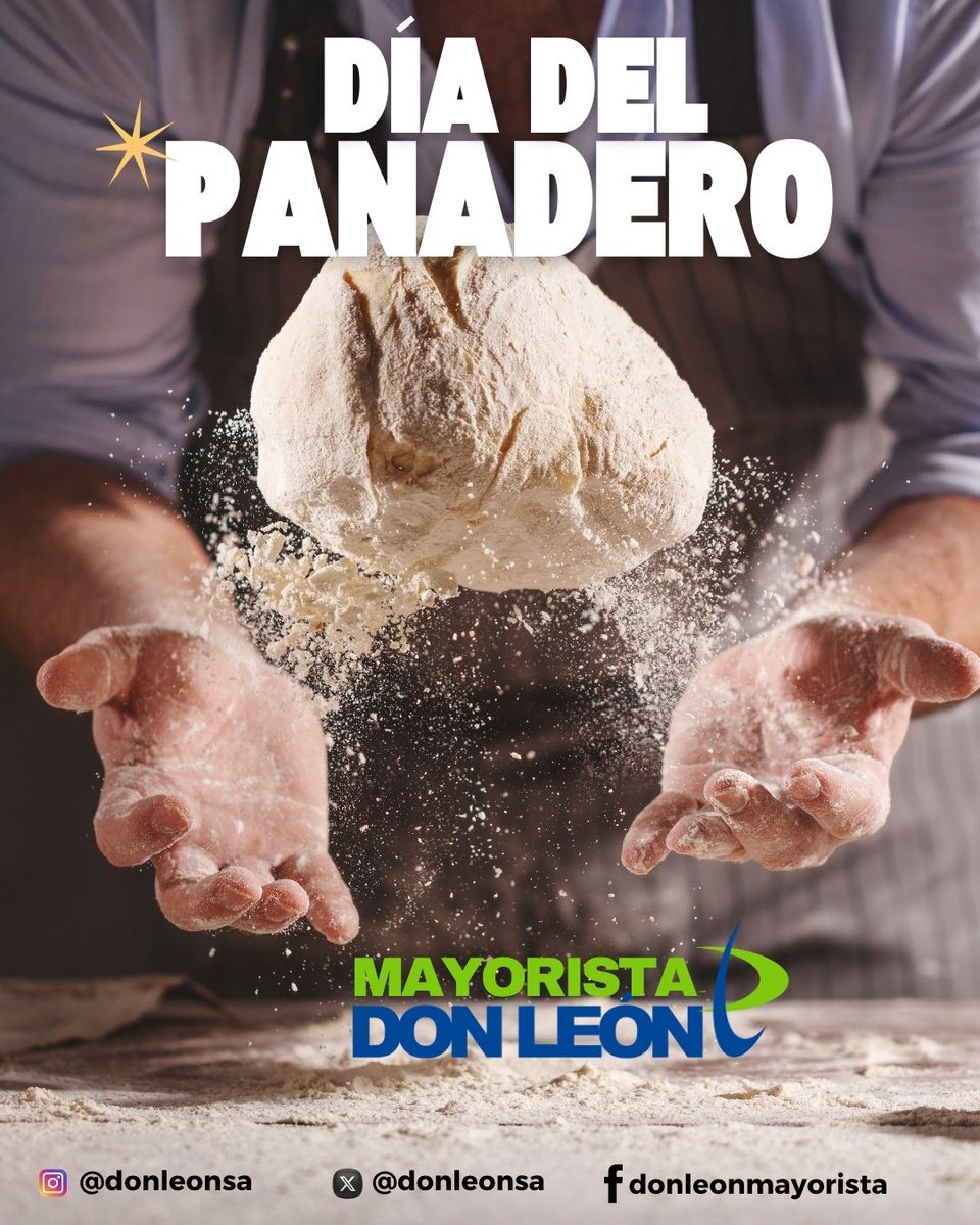 donleonsa's tweet photo. 🥖 4 de Agosto | Día del Panadero
Hoy reconocemos el esfuerzo y la dedicación de quienes, mucho antes del amanecer, comienzan su jornada para que nunca falte el pan en la mesa de los argentinos. 
#DíaDelPanadero #Panaderos  #Argentina #4DeAgosto #Tradición #Trabajo #Oficio https://t.co/Kn6RACvftj