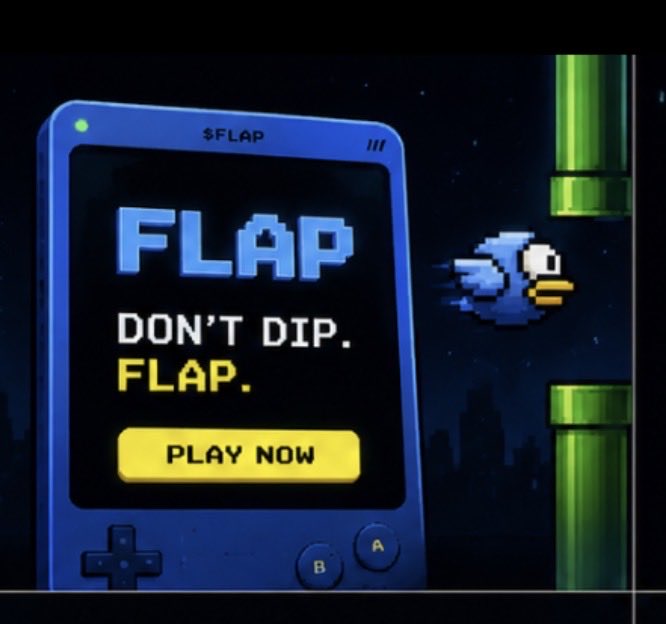OnChainGamolr's tweet photo. $FLAP Flappy Dropping Soon try the Game🕹️ Link in bio https://t.co/hFLLxIZdxF