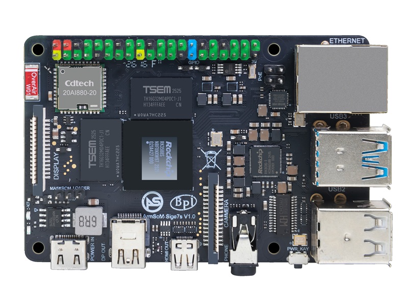 sinovoip's tweet photo. Banana Pi BPI-M7S will comming soon ,design with Rockchip RK3588s ,same size as RapberryPi 5. which project are you want to do???
https://t.co/kSwK70kp4e
#bananapi #raspberrypi #orangepi #Rockchip #RK3588s #opensource #SBC #Linux #Android #AI #AIoT https://t.co/oAn6JgfWNm