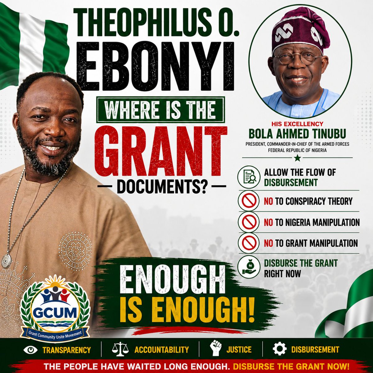 Prince043300's tweet photo. @GrantCommuUnite @court_criminal It is placed on record that international assistance for Nigeria's poor is being embezzled by government officials and politicians. They share the funds, silence witnesses through bribery, and use fake credit alerts and falsified statements of account to hide the crime. https://t.co/94vvJ4adKI