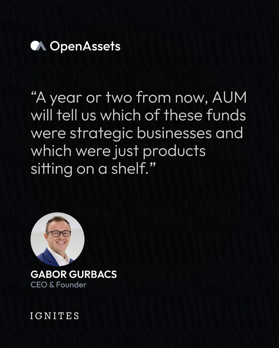 OpenAssetsInc's tweet photo. The GENIUS Act created real demand for stablecoin reserve assets, and asset managers are launching money market funds to meet it.

But launching the fund is the easy part. Reserve management, custody, liquidity, distribution, that's the infrastructure most haven't built. https://t.co/9zKu6Eyokr