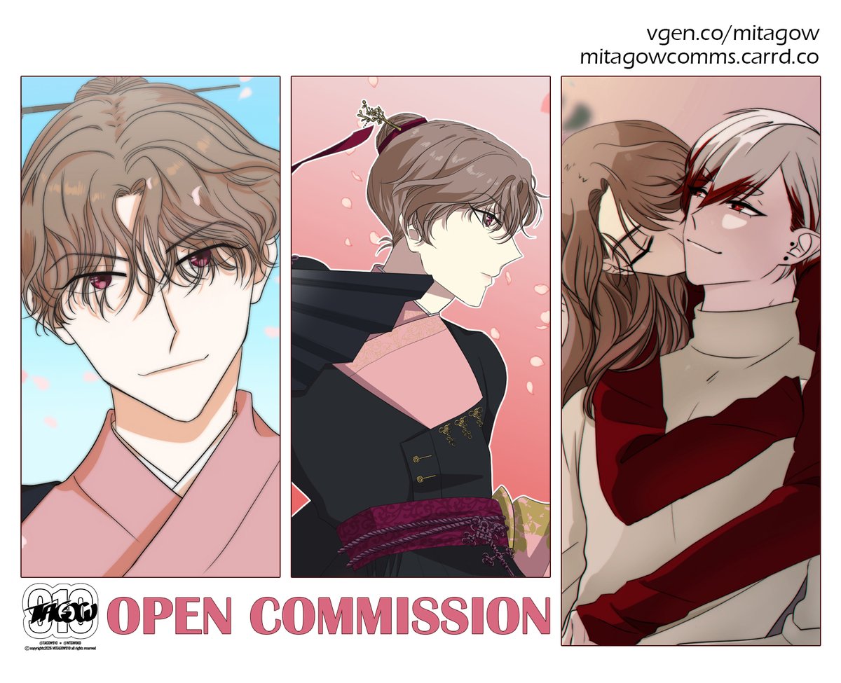 mtgw000's tweet photo. [💛 &amp; RT are highly appreciated! ]   

Hello, I'm opening commission. There will be 5 slots available per batch/month. For more information please kindly check my carrd or vgen on my bio, Thank you! #VGenOpen #VGenComm #commissionopen #commissionㅤ https://t.co/wrNhmBa31o