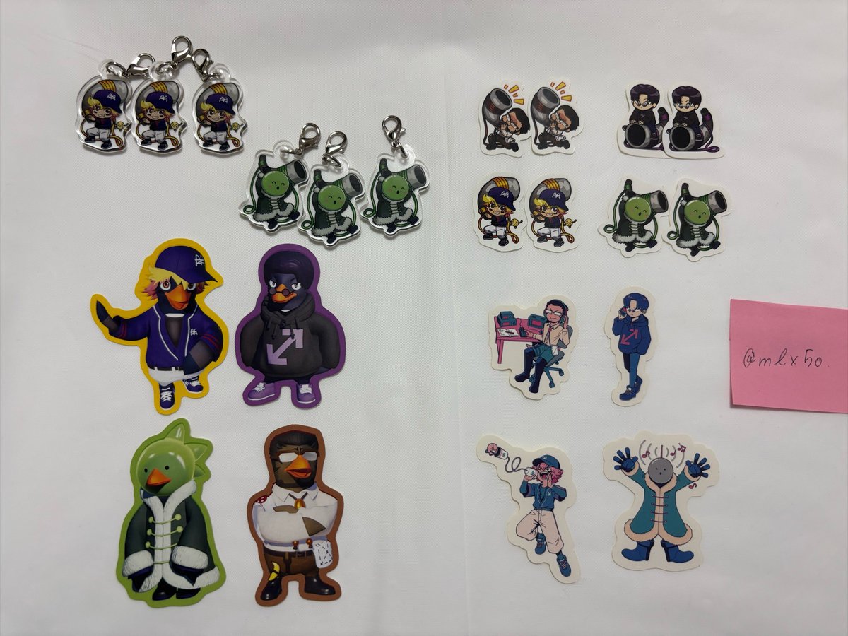 mlx5o's tweet photo. mzyb まじヤバ 池ハロ 超会議 アクリルチャーム シール 交換

譲：画像のもの／sha,zm,em,syp（shp）
求：同種ut

ゆるく募集します◎ 1点からでも、検索よりお気軽にご連絡頂けますと幸いです。 https://t.co/eCuPv43beV