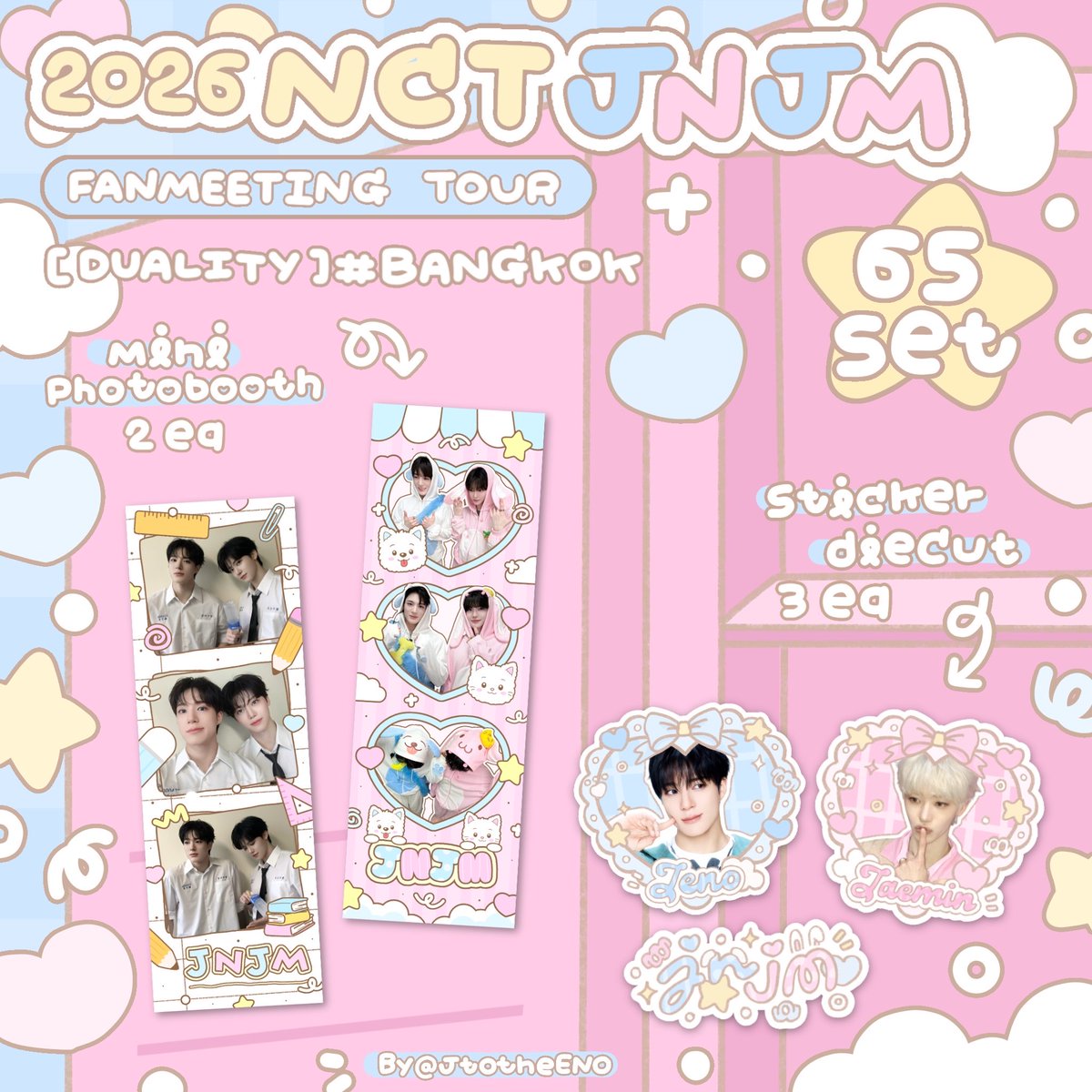 JtotheENO's tweet photo. . ݁ ⟡ ݁ . ⊹  pls kindly rt ⊹ . ݁ ⟡ ݁ . 

 giveaway 
🩵mini photobooth 2 ea
🩷 sticker diecut 3 ea

★ date : 9 August 2026
★ time : tba

#NCTJNJM_DUALITY
#NCTJNJM_FANMEETING_TOUR
#NCTJNJM_FANMEETING_TOUR_DUALITY https://t.co/XOB9H57O8q