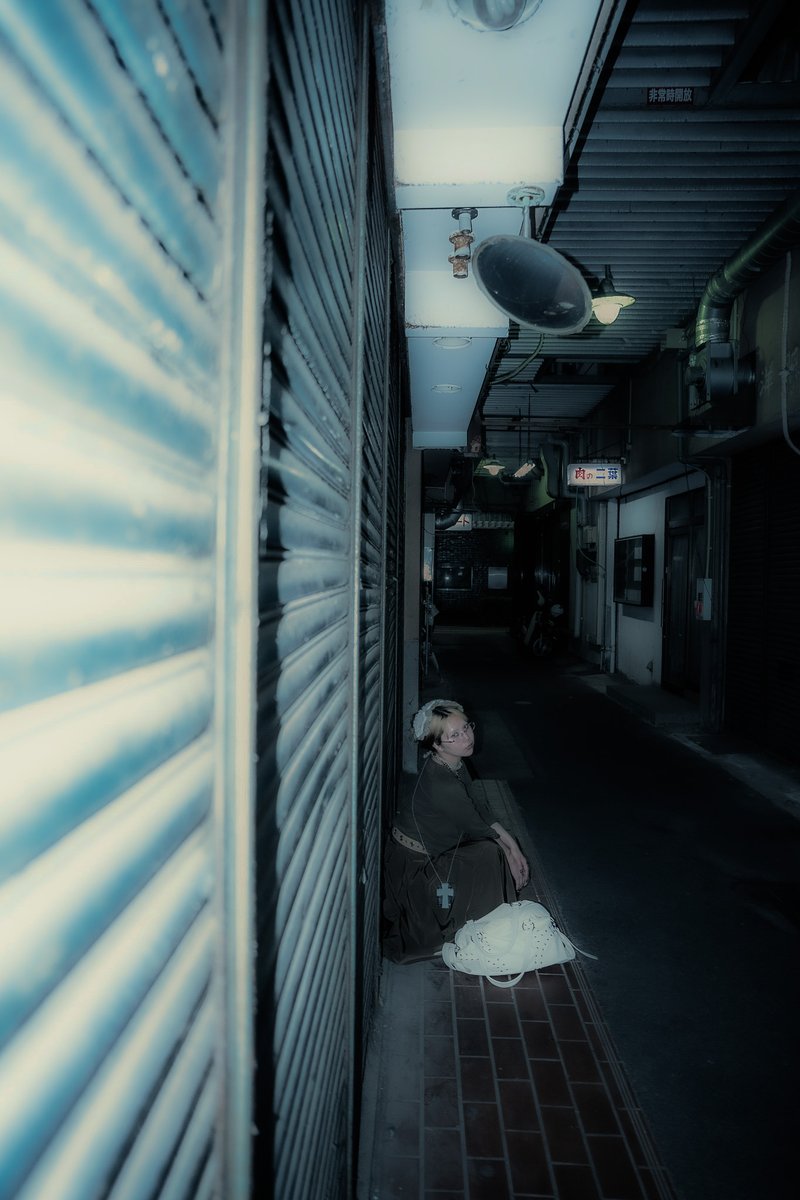 scare_photo's tweet photo. portrait Model  
リオンさん(@rionpopon)    
---------------------------  

路地の中のシンデレラ

 --------------------------- https://t.co/jnAio44xNW