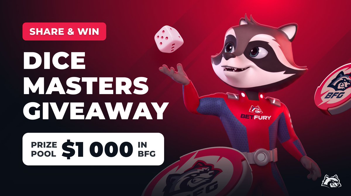 betfury_gaming's tweet photo. 🎲Become a #Dice #Master
https://t.co/ff9D4cfyOC

✧ Hit a $2+ win in Dice
✧ Share it using the Share &amp; Win tool
✧ Drop your BetFury username below

Only wins made between August 6 and 17 count
🏆20 random winners will each receive $50 in #BFG. Draw: 17.08
#BetFury #Giveaway https://t.co/1Xaes5z3SZ