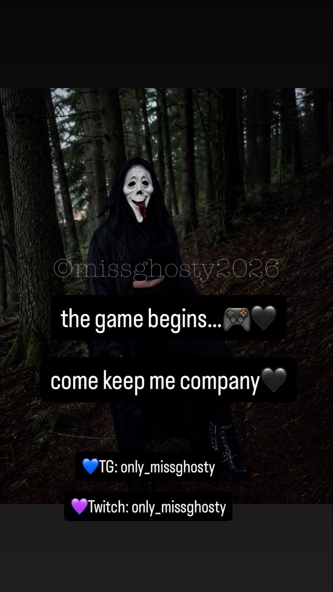 only_missghosty's tweet photo. #missghosty #maskedgirl #goth #livestream #COD #WZ #darkfantasy https://t.co/B0vmWCtadj