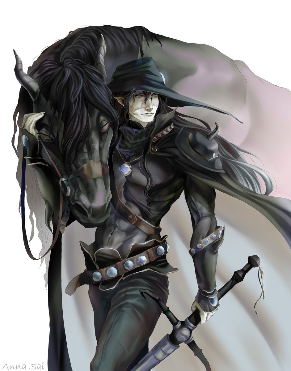 AnnaSaiart's tweet photo. It's my birthday today! I really enjoyed drawing this horse. 🐎
#vampirehunterd #vampire #art
#バンパイアハンターD https://t.co/ExTE05E3Ei
