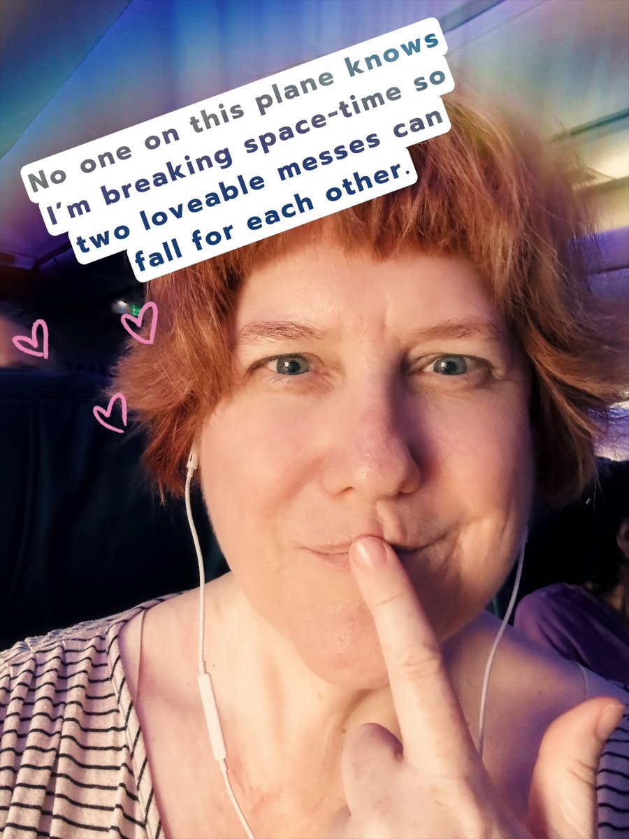 GwenythReitz's tweet photo. My fellow passangers might think I’m busy answering corporate emails but really I’m knee-deep trapping two chaotic teenagers in a never-ending prom night. 💃🪩🕺
Mwahahaha!
Every stolen typing session brings PROM ANOMALY closer to your hands. ⏰✨
#timeloop #amwriting #romcom https://t.co/Mug1sNRC06